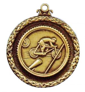 Antique cycling medal